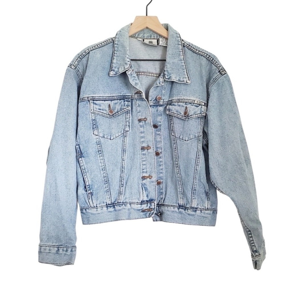 Vintage Bill Blass Denim Jean Jacket size Medium